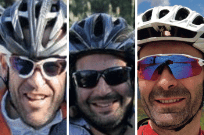 Left to right: Pedro Narciso, Paulo Serra and Nelson Silva will be embarking on a 1500 mile bike ride across the European continent (Academico De Torres Vedras )