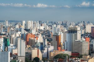Aerial view of Sao Paulo Buildings - Sao Paulo, Brazil