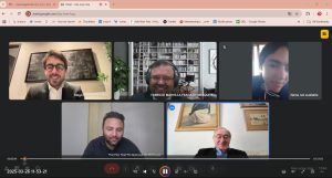 The virtual meeting with José Cesário