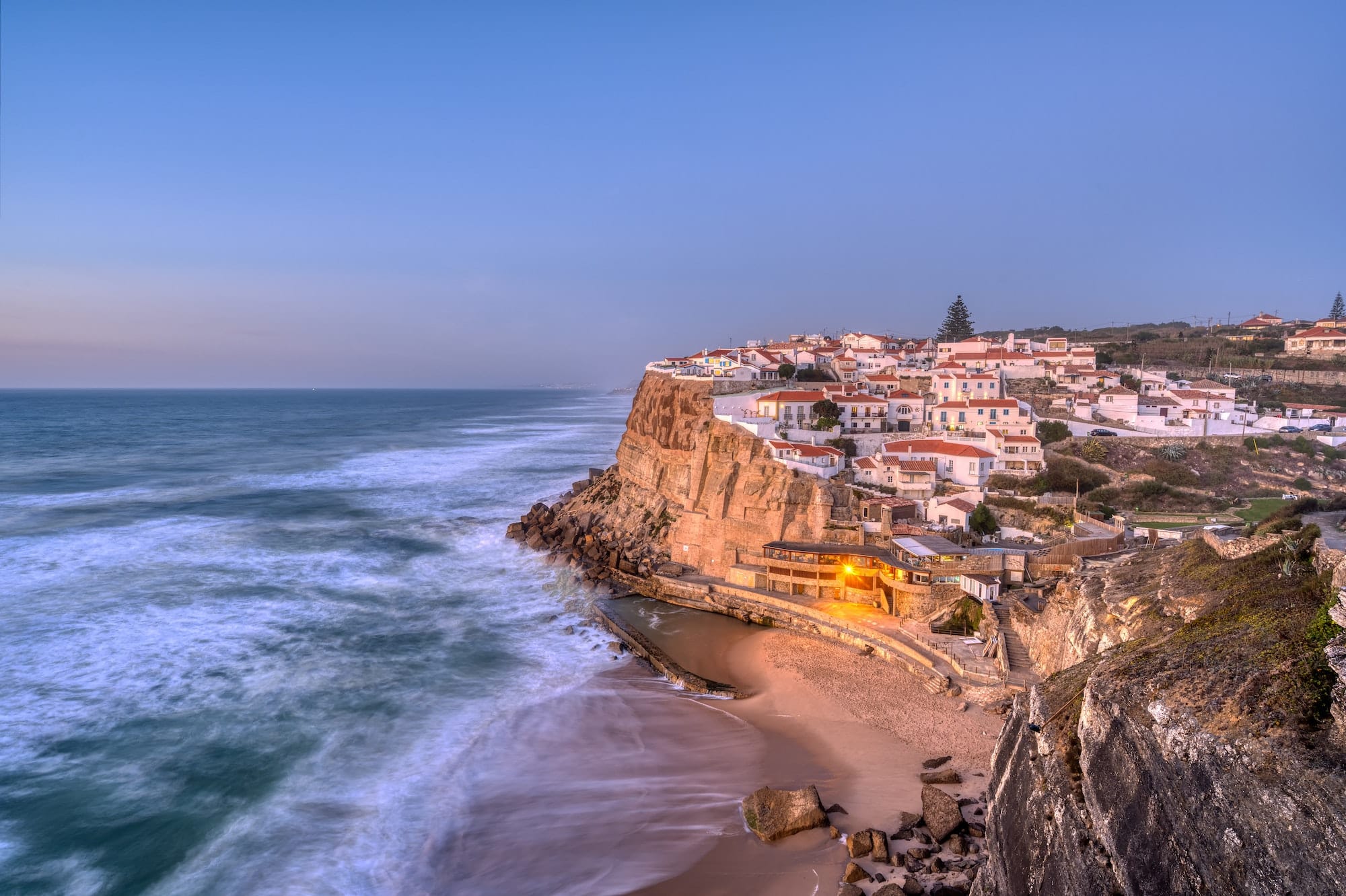 Azenhas do Mar at the portuguese Atlantic coast