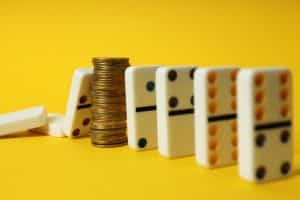 Concept of financial, economic problems and inflation