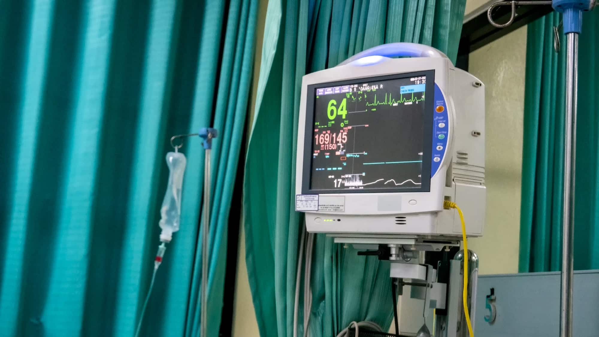 vital sign monitor in hospital
