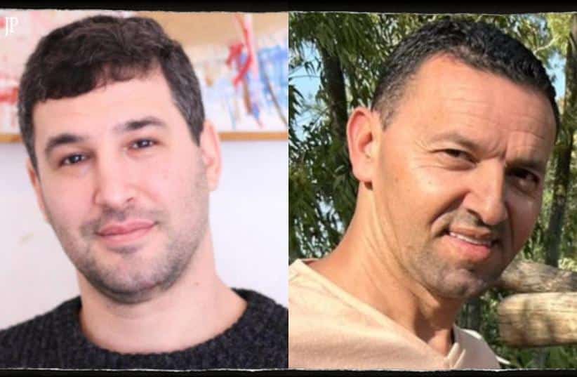 Itai Svirsky, 38 and Yossi Sharabi, 53. (photo credit: Hostage and Missing Families Forum)