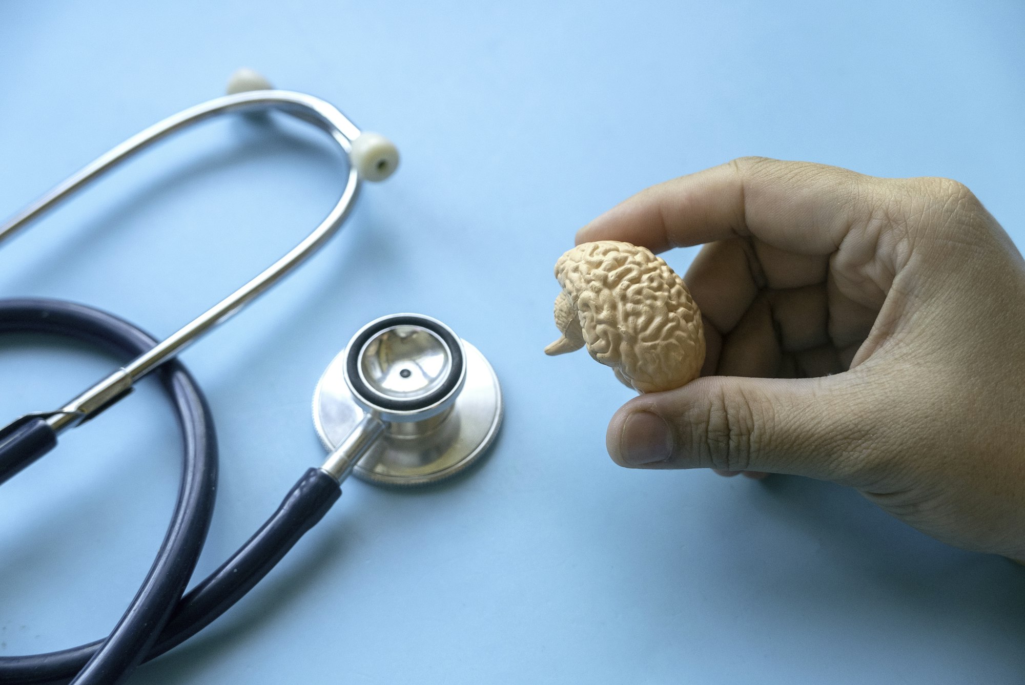 Concept of brain diseases, mental health, Alzheimer's, Parkinson's disease, dementia, stroke