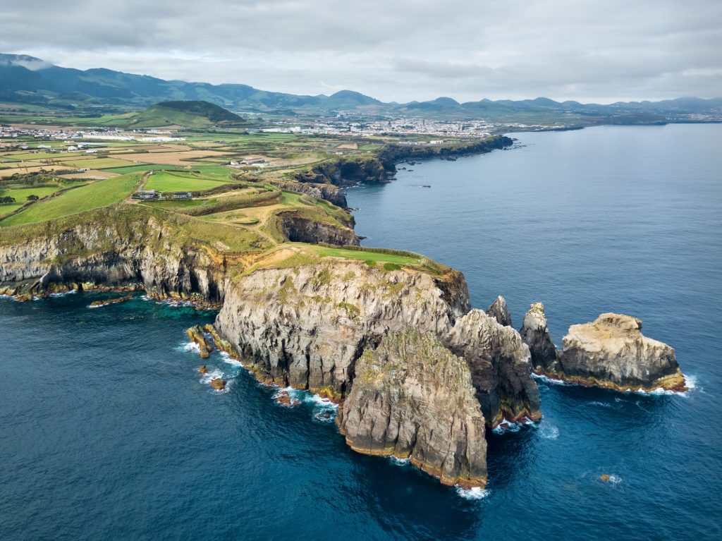 Ponta do Ermo cape, Sao Miguel island, Azores, Portugal