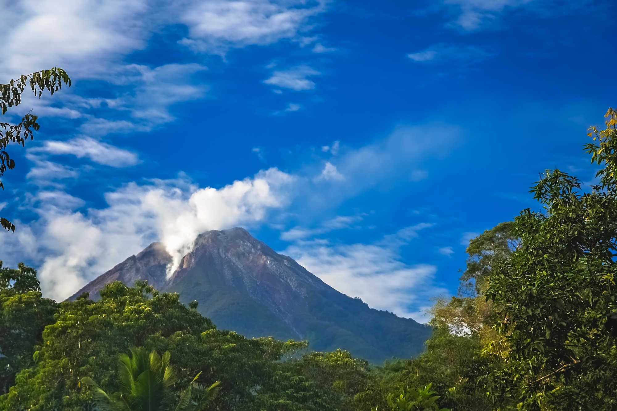 Volcanic landscape of Flores Island