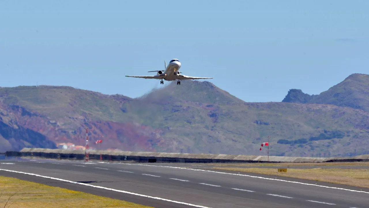 Wind is affecting departures and arrivals at Madeira airport.