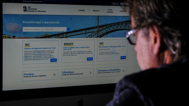 Portal das Finanças strengthened authentication with SMS code