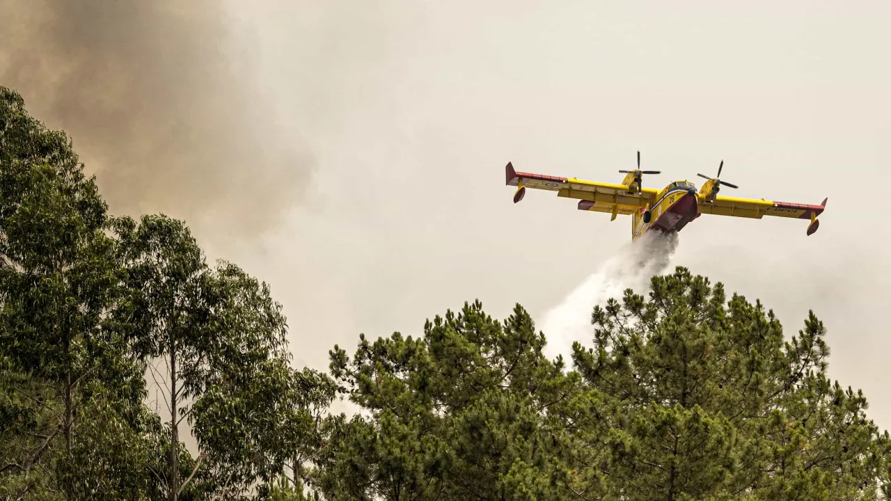 Firefighting in Ponte de Barca reinforced with Spanish aerial resources