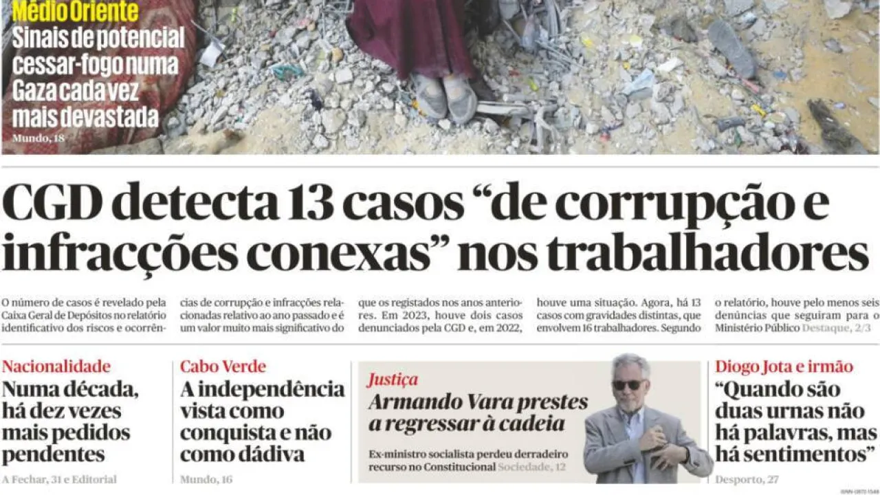 Today in the news: Corruption at CGD; Social Security ignores court