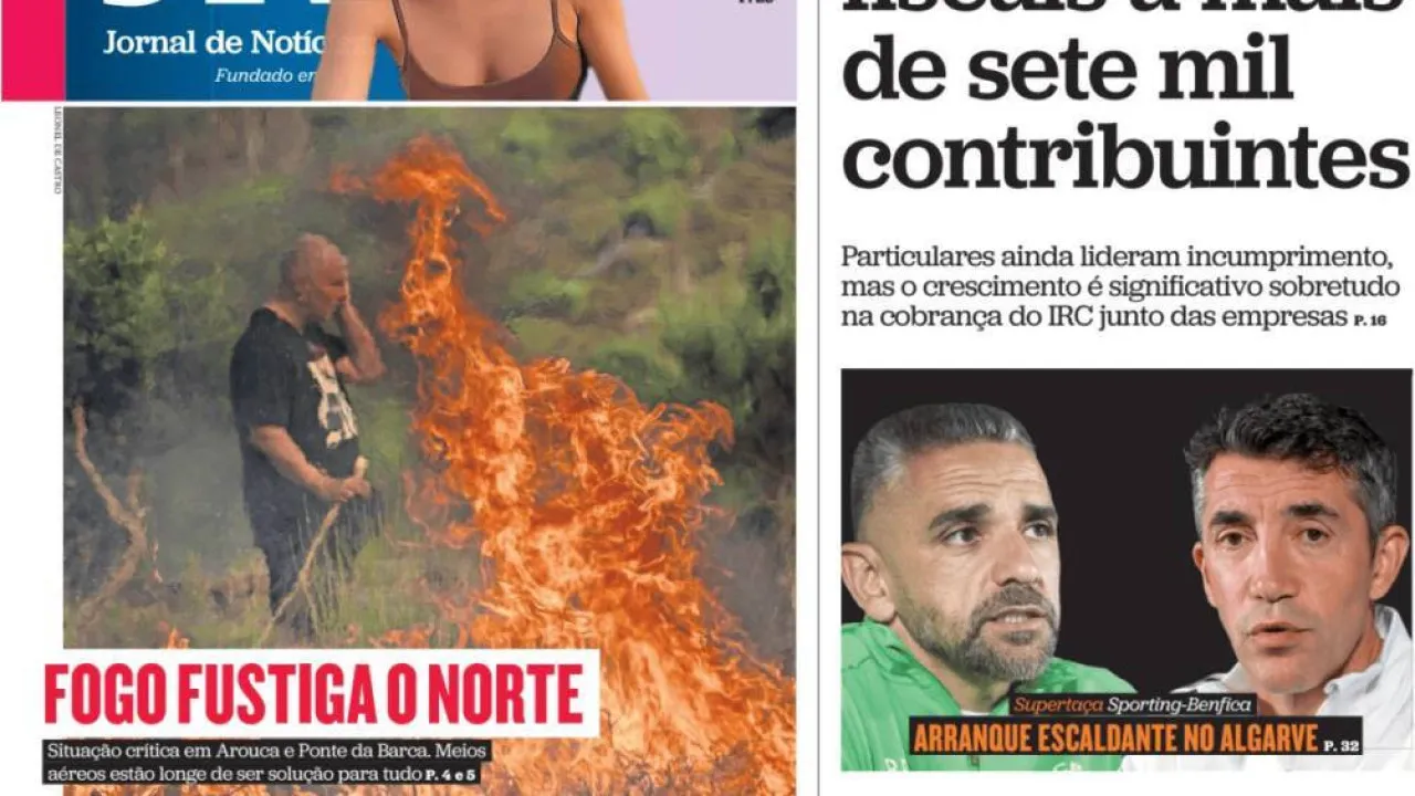 Today in the news: Debts strip benefits from 7 thousand; Burnt area tripled