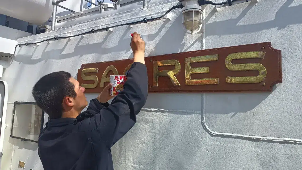 "170th foreign port". NRP Sagres docks for the first time in Esbjerg