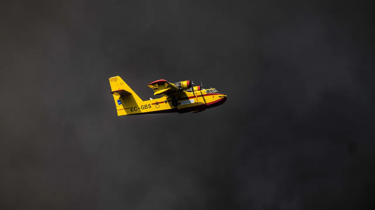 Company operating 'Canadair' says it is working to replace the 2 planes