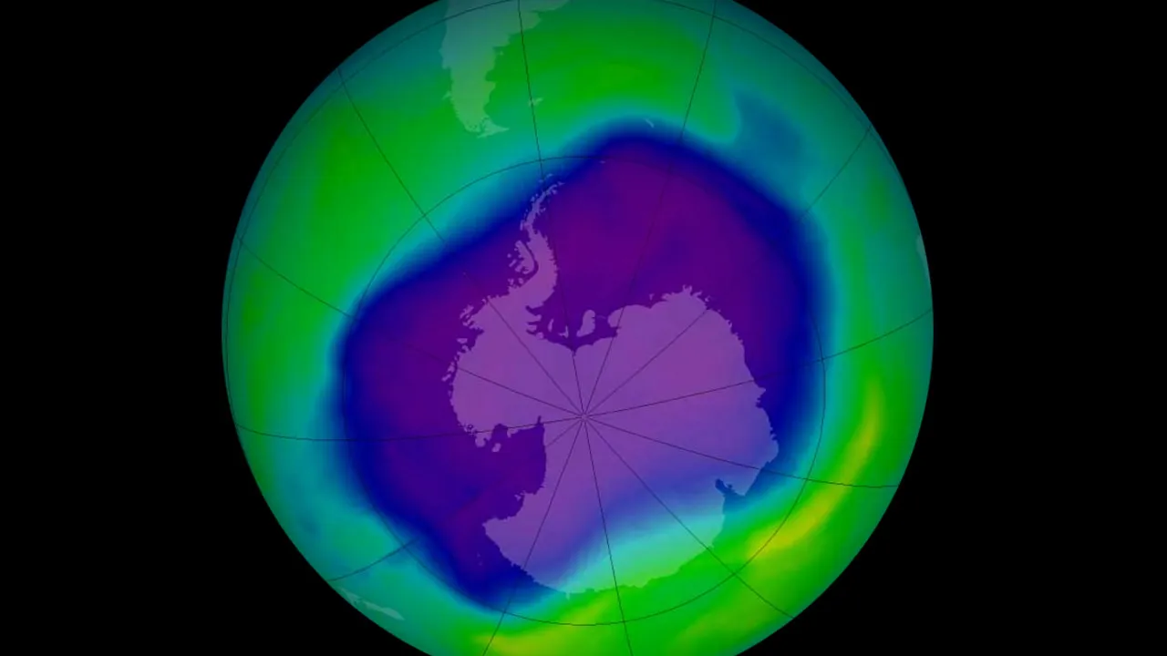 Exceeded ozone concentration threshold in the interior region of the Centre
