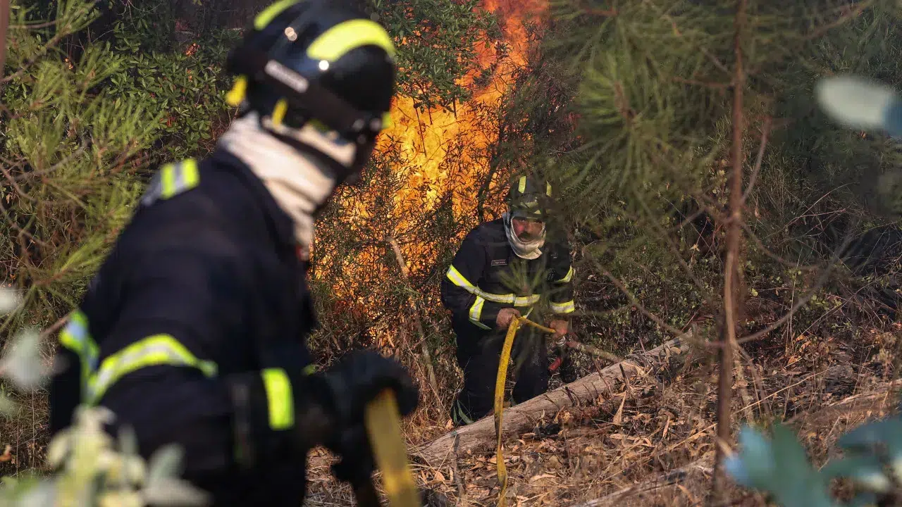 Fire forces the evacuation of five villages in Pedrógão Grande.