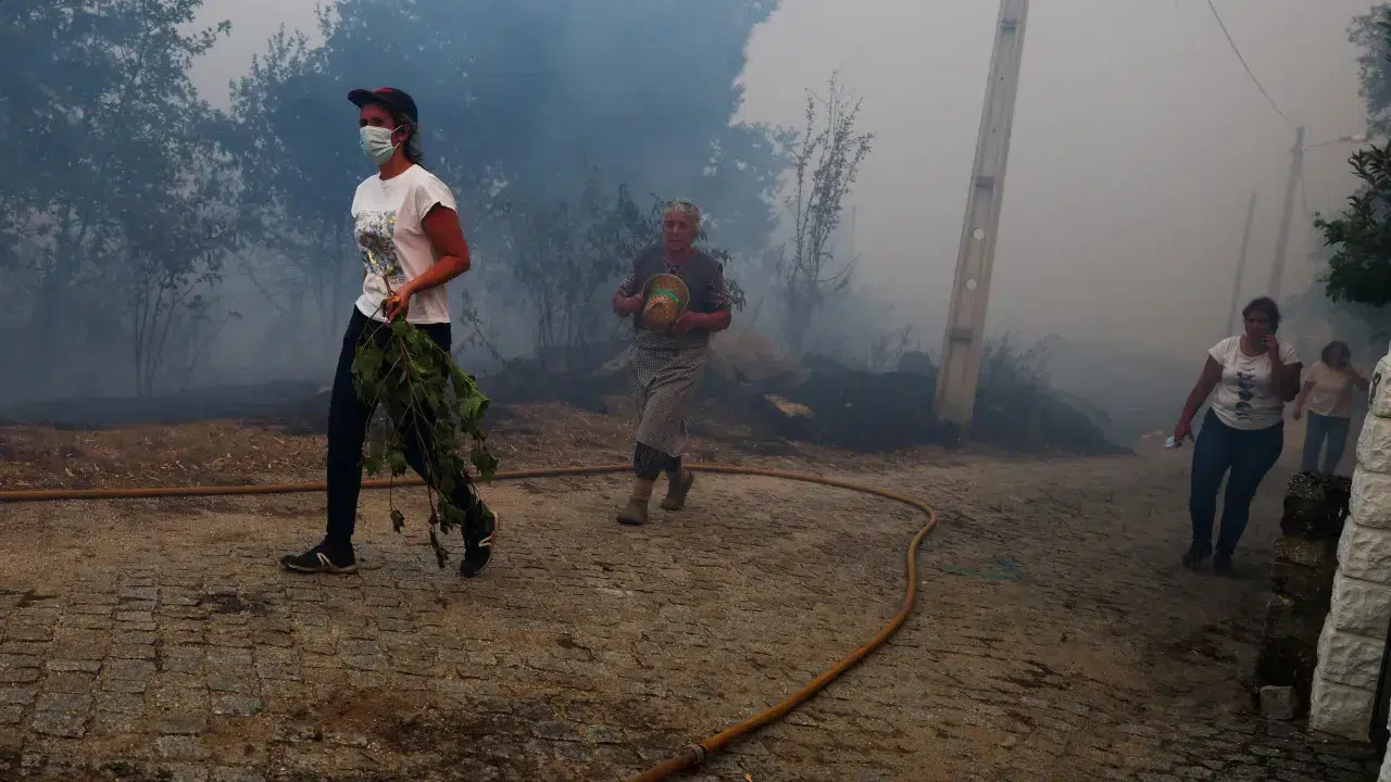 Fire in Castelo Branco destroyed a primary residence in Casal da Serra