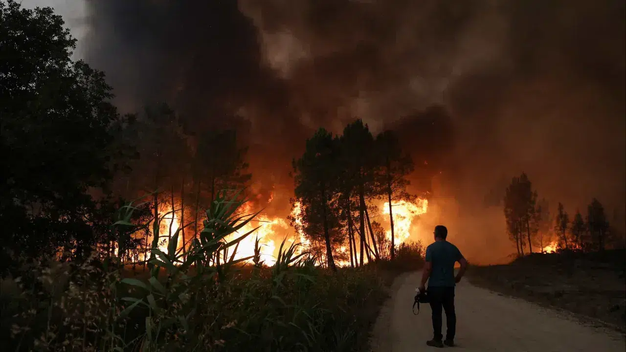 Fire in Ribeira de Pena may be under control by the end of the morning