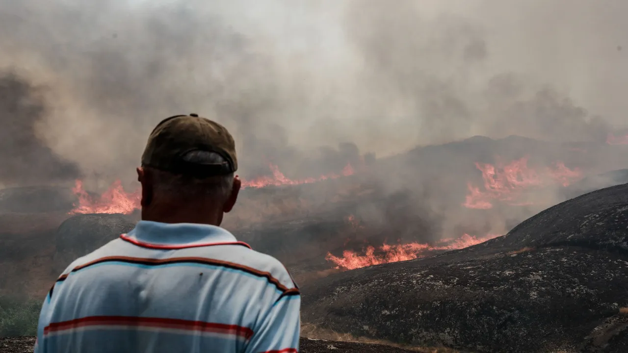 Fire with "three to four complicated fronts" in Sabugal