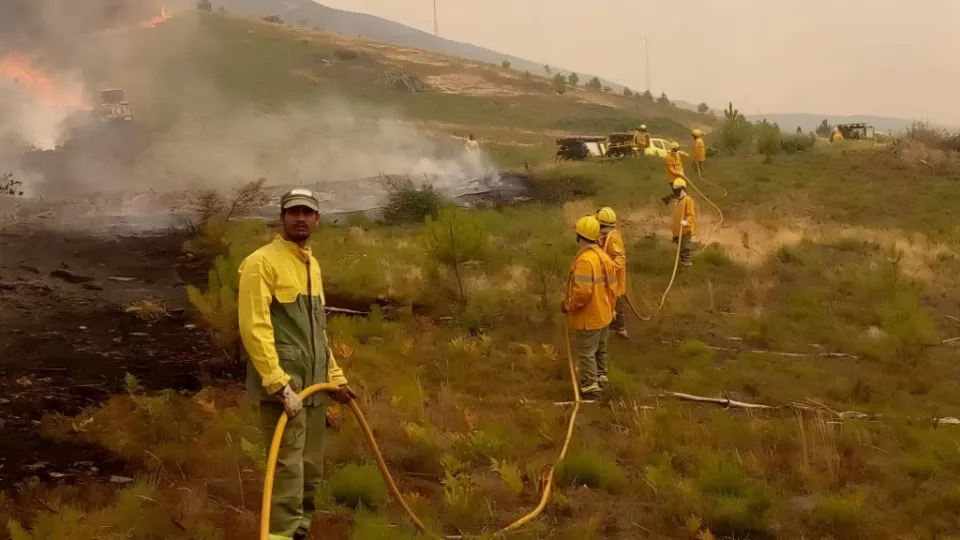 It is false that photos of immigrants fighting fires in Portugal are AI