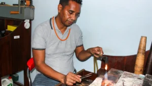 Joaquim Surumali preserves Timorese cultural heritage through jewelry