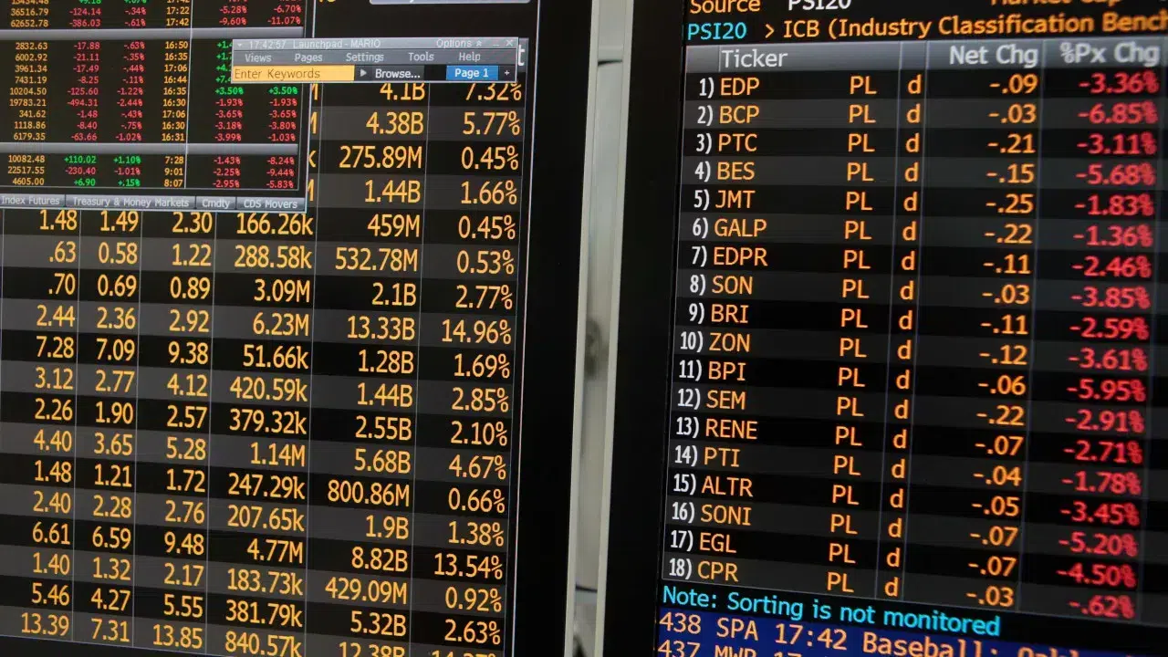 Lisbon Stock Exchange closes down in counter-cycle with the rest of Europe