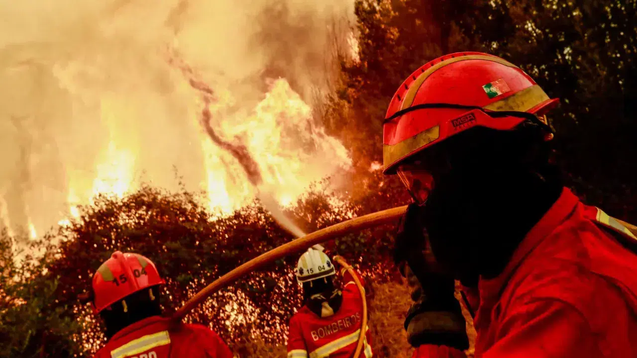 Major fires were being fought at 12:30 AM by more than 2,800 operatives.