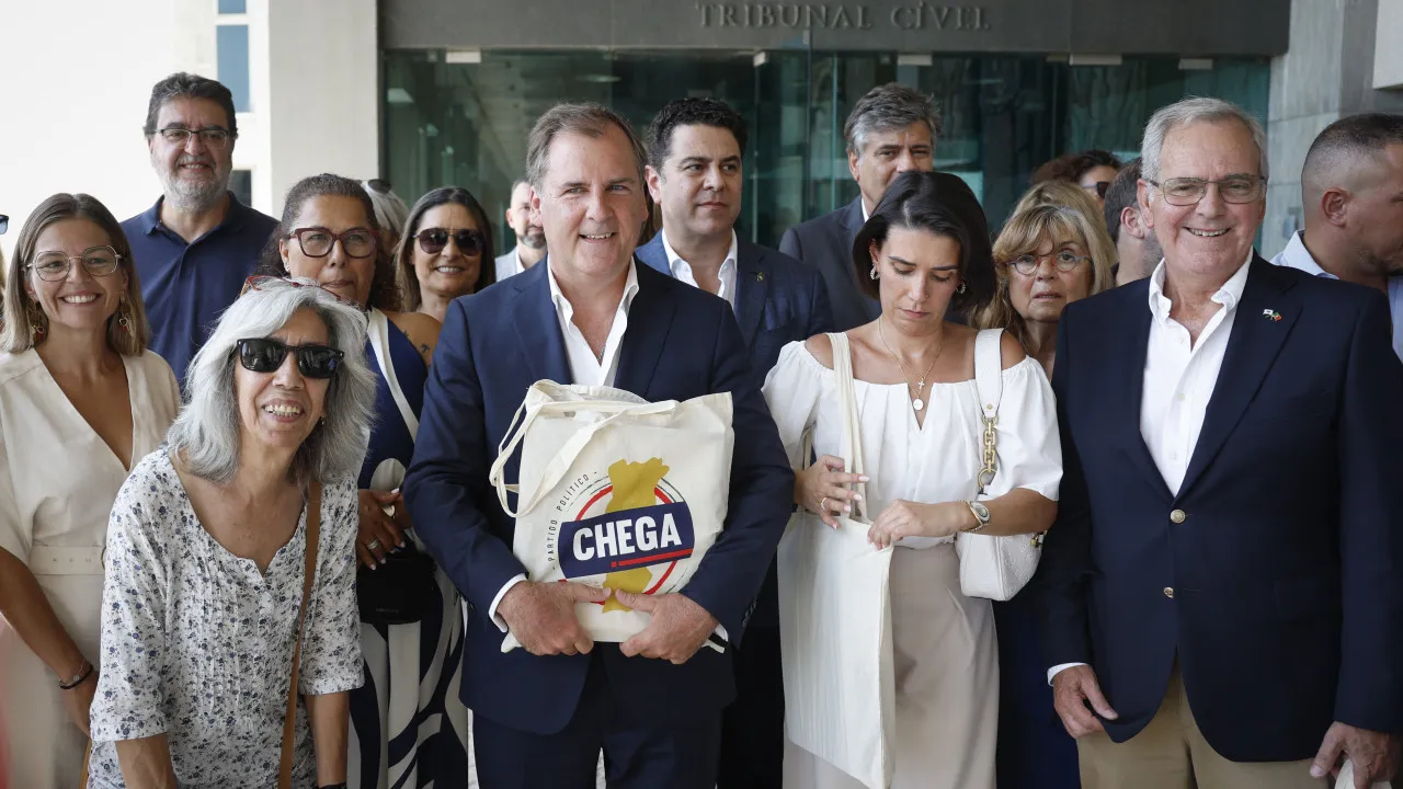 "The goal is to win." Chega formalized a candidacy for Lisbon today.