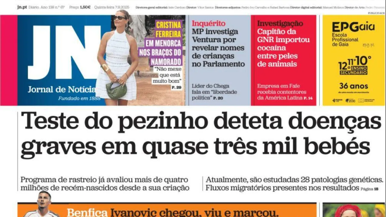 Today's news: Serious diseases in nearly 3,000 babies; Coalitions? PS falling short