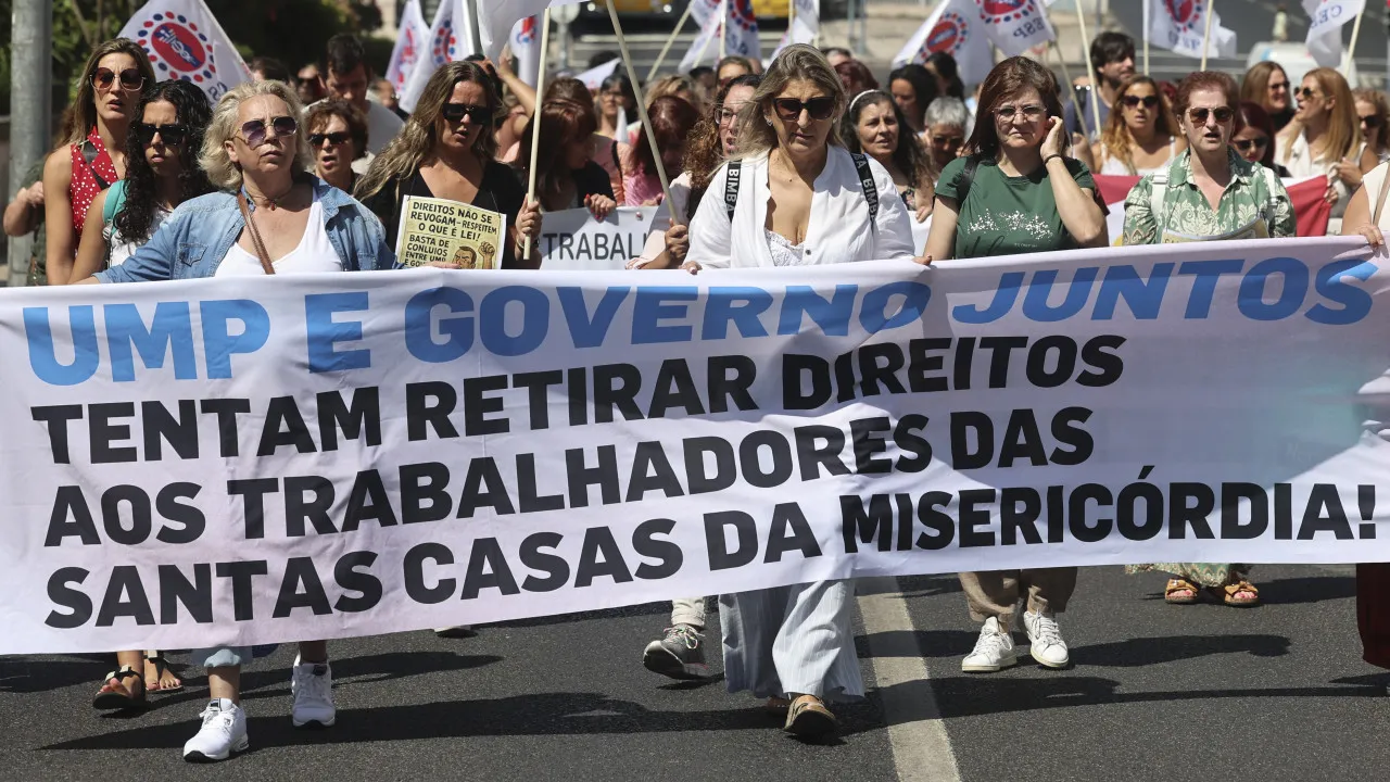 Workers of the Misericórdias will repeat protest next week