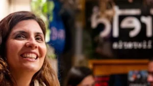 Portuguese writer Rute Simões Ribeiro at the Araxá Literary Festival