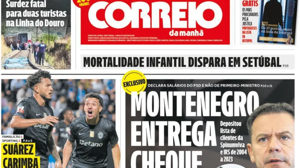 Today in the news: Montenegro delivers house check; Chega attracts the younger generation
