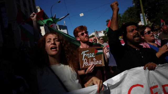 Protestos pró-Palestina em Lisboa (e jovem eletrocutado): Que aconteceu?