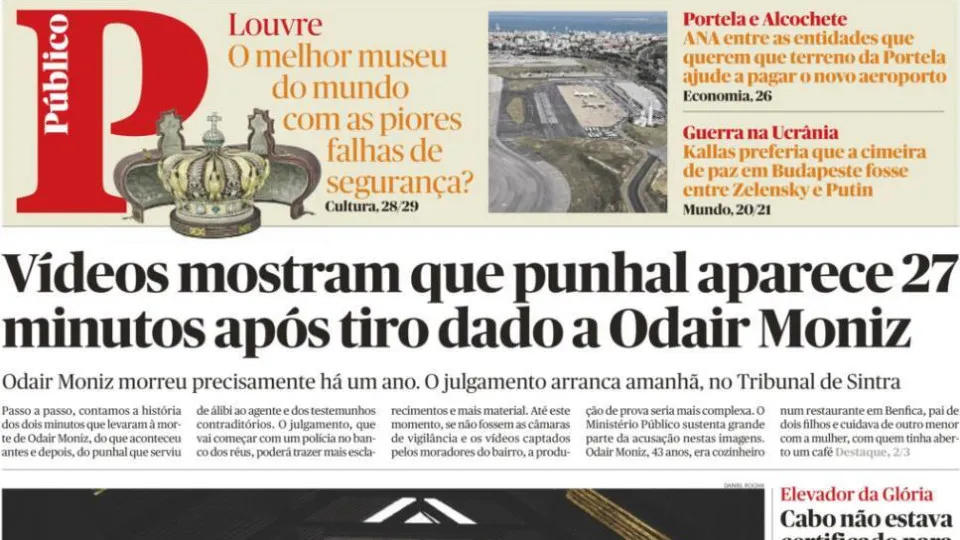 Today in the news: Odair? Dagger appears later; They defrauded the State in millions