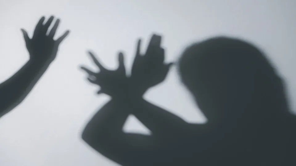 Attempted to strangle wife. Prevented by the police, he lashed out against officers.