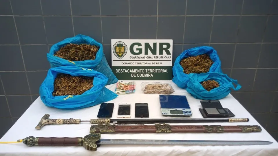 GNR arrests suspect of trafficking in Odemira and seizes drugs