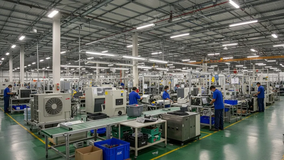 Industrial production in China slows growth rate to 4.9%