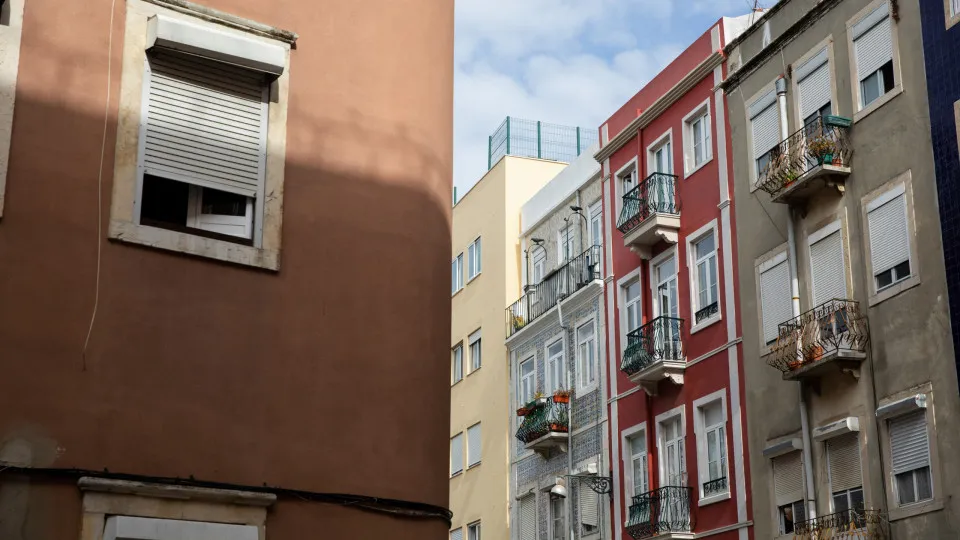 Three quarters of the Portuguese live in their own homes. How many in houses?