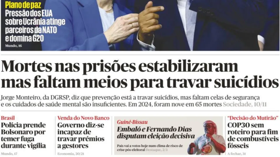 Today in the news: Deaths in prisons have stabilized; Loss of 2.9 million/day