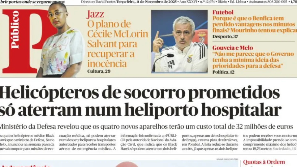 Today in the news: Rescue helicopters only in one place; 1.5 million without a doctor