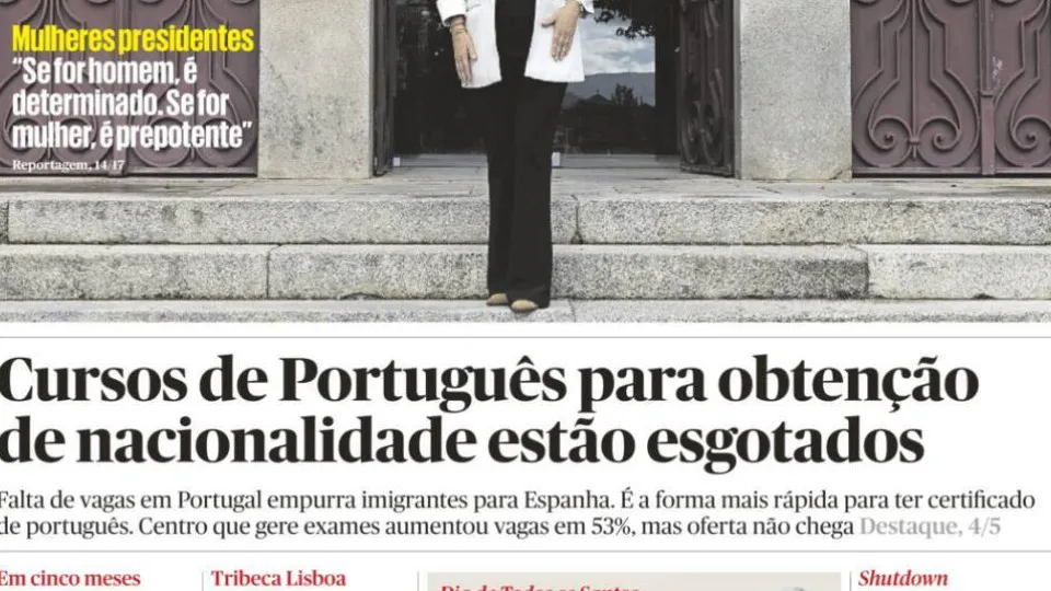 Today's news: Courses sold out; Portuguese sell off gold