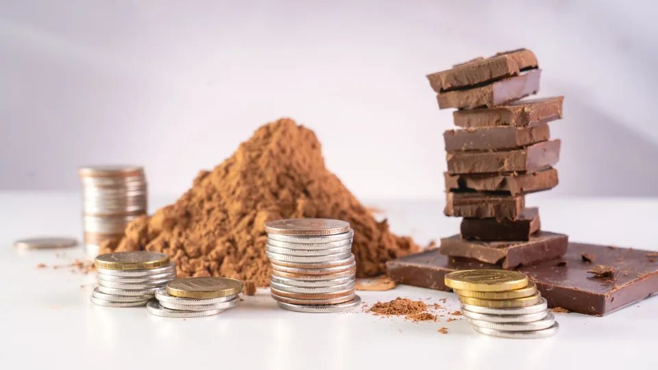 Cocoa prices fall 45% since the beginning of the year