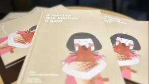 Proceeds from the book "The Girl Who Licked the Cat" go towards research.