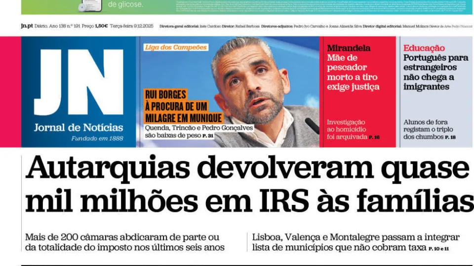 Today in the news: Portuguese does not reach immigrants; Maltreats sick child