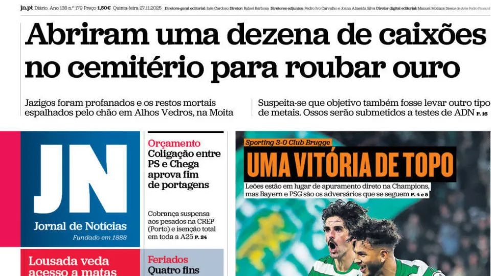 Today it's news: Coffins opened for gold; 89 working groups created