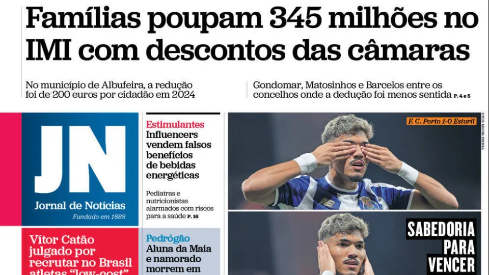 Today's news: IMI? Savings of 345 million; 70 young people die on the road