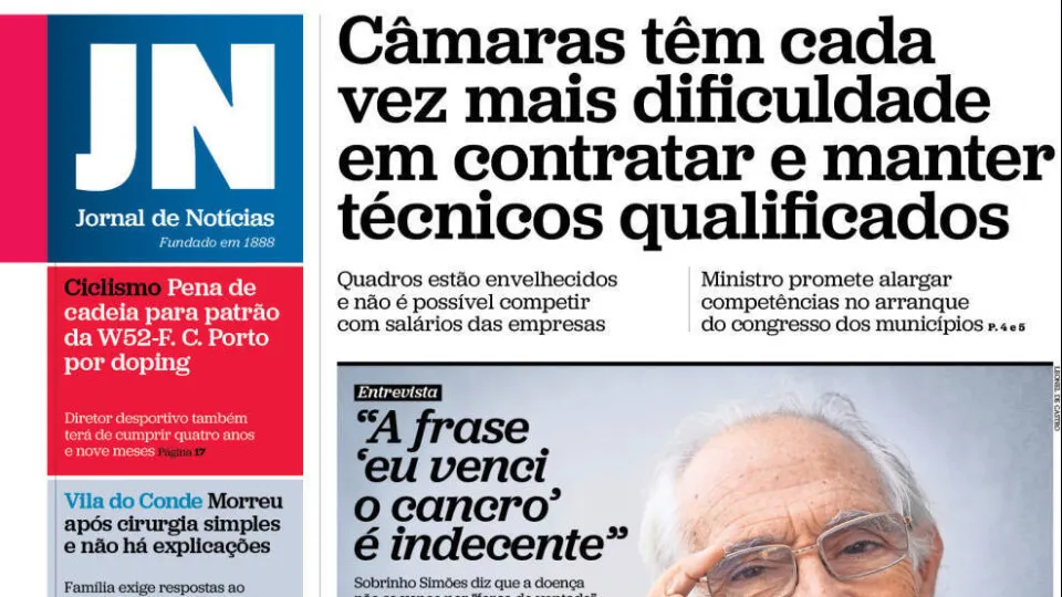 Today's news: Municipalities? Difficulties in hiring; Dies without explanation