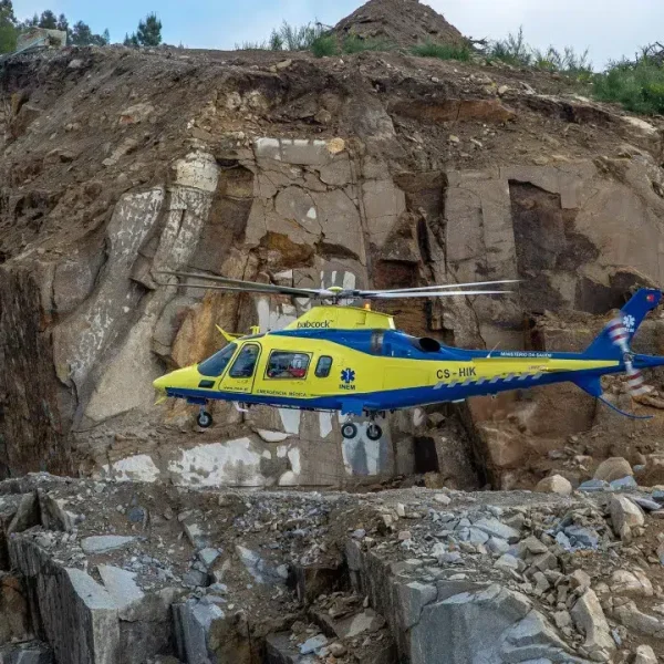 Avincis company that operated INEM helicopters suspends air transport
