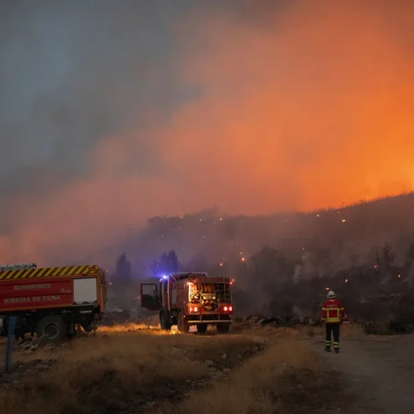 Fire front originating in Seia reaches Covilhã